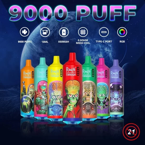 RANDM TORNADO 9000 PUFF